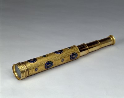 图片[1]-Copper plated enamel telescope-China Archive